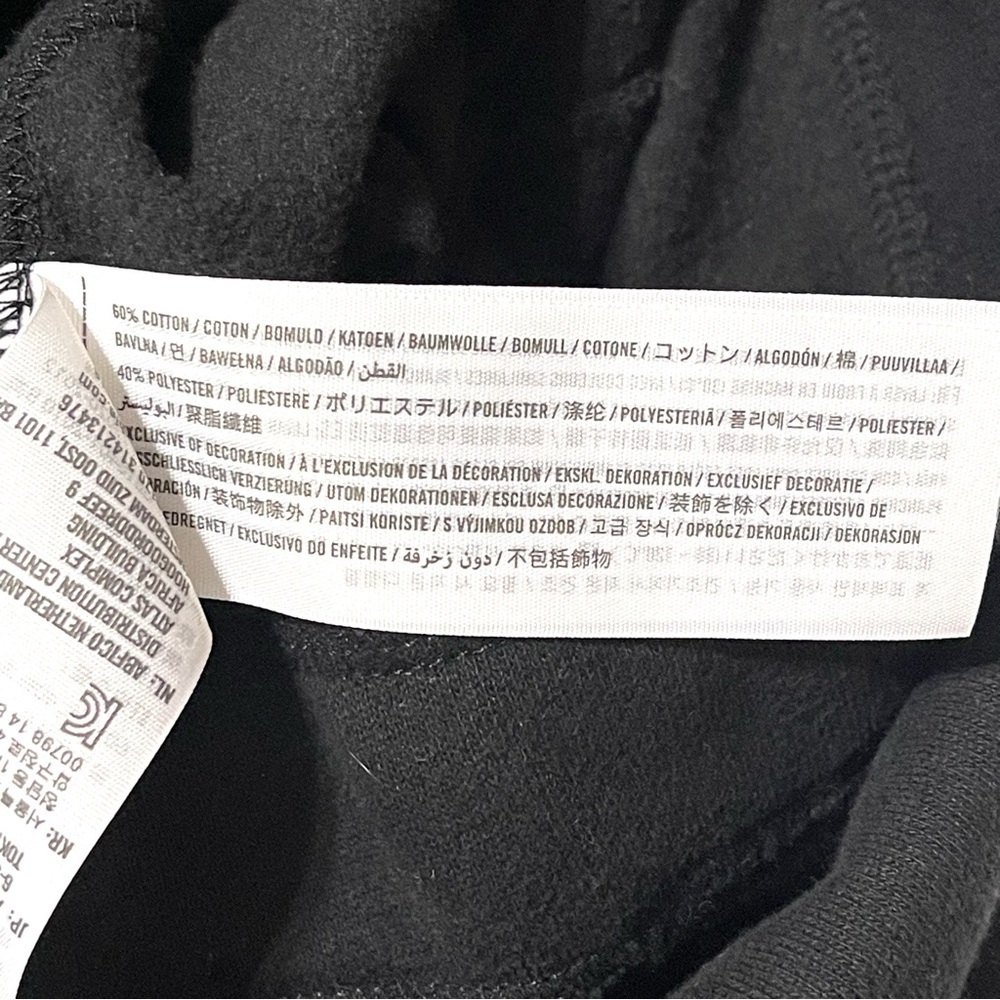 Hollister NWT Woman Black Jogger Sweat Pants Size L - Picture 10 of 13